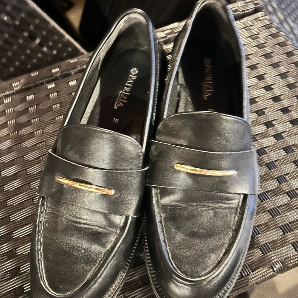 Black Leather Loafers